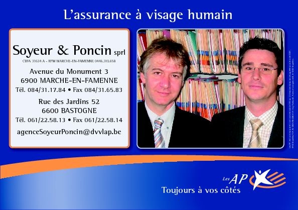 Photo 1 de SOYEUR & PONCIN SPRL, LES AP ASSURANCES