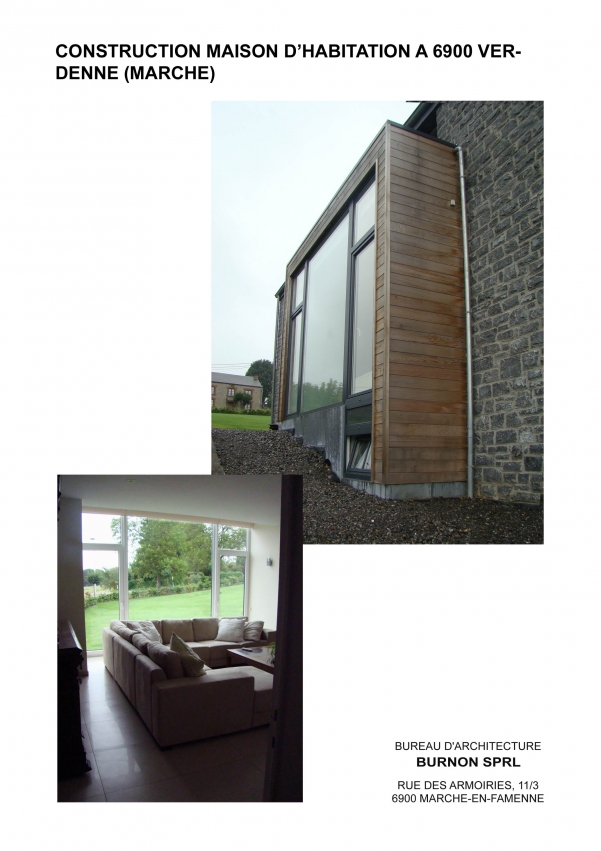 Photo 4 de BURNON SRL - BUREAU D'ARCHITECTURE