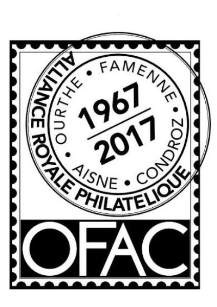 ALLIANCE ROYALE PHILATELIQUE (O.F.A.C) - FRCPB N°604 - URCPW N°54 — 6276abbc803ff386179144.jpg